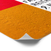 Oosterse galerij, Berlijnse muur, Herfst van, Poster (Hoek)