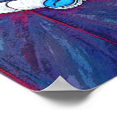 Oosterse galerij, Berlijnse muur, vlucht Poster (Hoek)