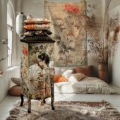  oosterse geisha portretkunst tissuepapier