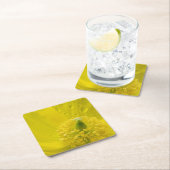 Oosterse gele papaver kartonnen onderzetters (Insitu)