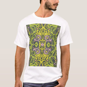Oosterse gelukzaligheid: Paisley bloemmotief T-shirt