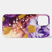 Oosterse gouden wervelingen Abstract schilderij Case-Mate iPhone Case (Achterkant (horizontaal))