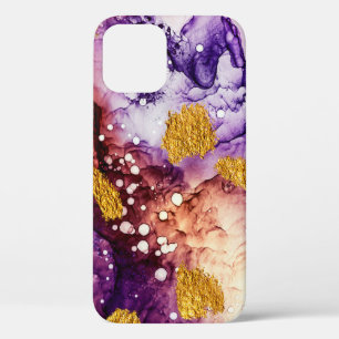 Oosterse gouden wervelingen Abstract schilderij Case-Mate iPhone Case