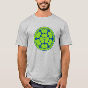 Oosterse Groene Blauwe Chosokabe Japan Mon Vector  T-shirt