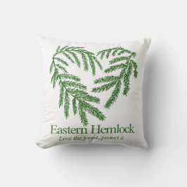 Oosterse Hemlock Hart Natuurlijke Sierkussen