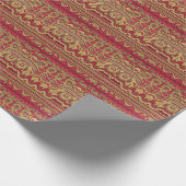 Oosterse inrichting: Abstracte close-up Cadeaupapier (Hoek)