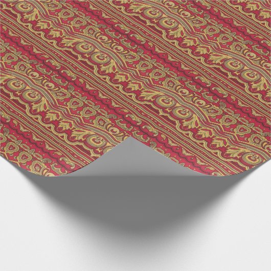 Oosterse inrichting: Abstracte close-up Cadeaupapier (Hoek)