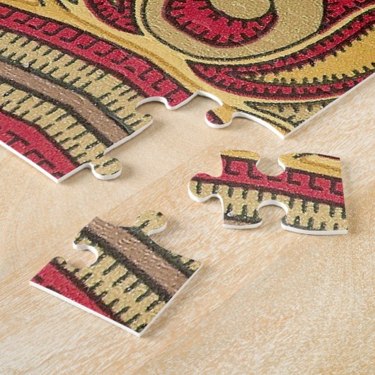 Oosterse inrichting: Abstracte close-up Legpuzzel (Zijkant)