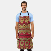 Oosterse inrichting: Abstracte close-up Schort (Gedragen)