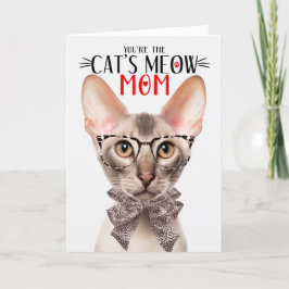 Oosterse kat voor mama op Moederdag Feestdagen Kaart