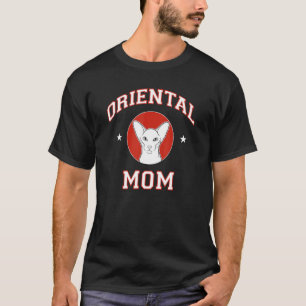 Oosterse kattenmoeder t-shirt