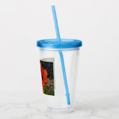 Oosterse klaproos         acryl drinkbeker (Links)