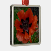 Oosterse klaproos metalen ornament (Rechts)
