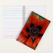 Oosterse klaproos     notitieboek (Binnen)