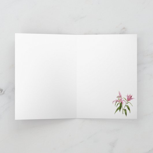 Oosterse Lelie - Dromer Kaart (Binnen)