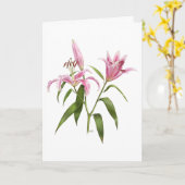 Oosterse Lelie - Dromer Kaart (Gele Bloem)