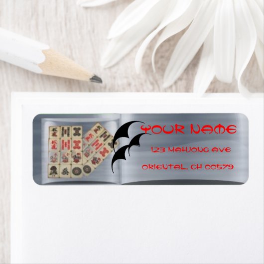 Oosterse Mahjong Etiket (Insitu)