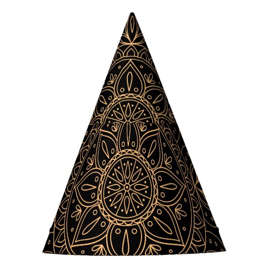 Oosterse mandala, luxe patroon. feesthoedjes (Voorkant)
