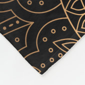 Oosterse mandala, luxe patroon. fleece deken (Hoek)