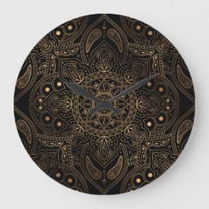 Oosterse mandala, luxe patroon. grote klok