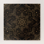Oosterse mandala, luxe patroon. legpuzzel (Horizontaal)