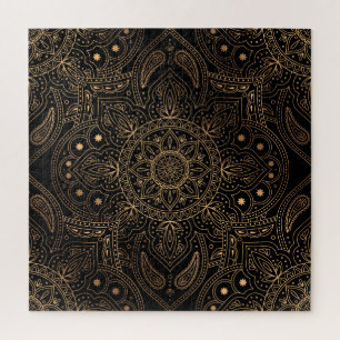 Oosterse mandala, luxe  patroon. legpuzzel