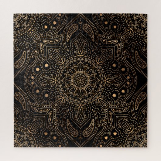 Oosterse mandala, luxe patroon. legpuzzel (Verticaal)