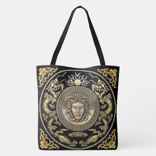 Oosterse Medusa Tote Bag (Achterkant)