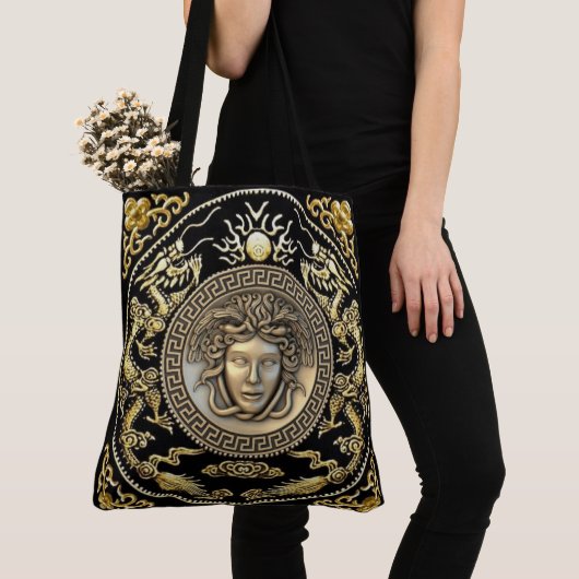 Oosterse Medusa Tote Bag (Dichtbij)