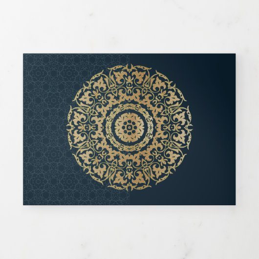 Oosterse Nachten - Wenskaart Drieluik Aankondiging (Cover)