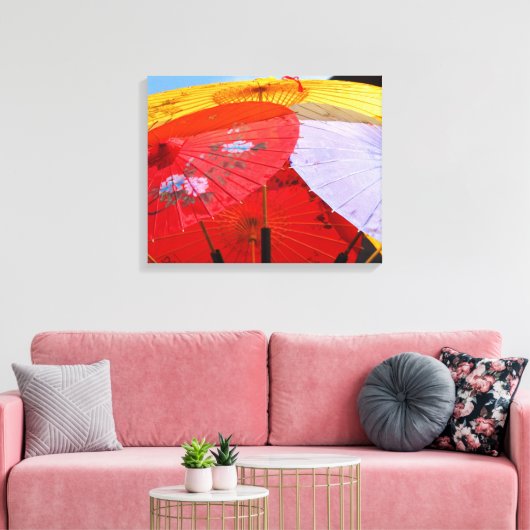 OOSTERSE ONTWERP PARAPLU'S VERPAKT DOEK CANVAS AFDRUK (Insitu (Woonkamer))