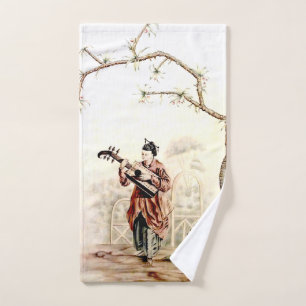 Oosterse oude China Art badhanddoek set Bad Handdoek