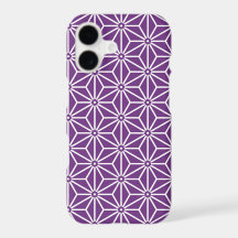 Oosterse Paarse Ayame Asanoha Japan Oosterse kunst