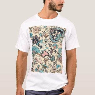 Oosterse Paisley: gestileerde textielelegantie. T-shirt