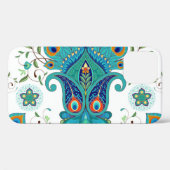 Oosterse paisley, pauwenveer patroon. Case-Mate iPhone case (Achterkant (horizontaal))