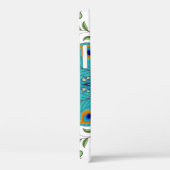Oosterse paisley, pauwenveer patroon. Case-Mate iPhone case (Achterkant / Rechts)