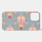 Oosterse Paisley Peacock Feather Achtergrond Case-Mate iPhone Case (Achterkant (horizontaal))