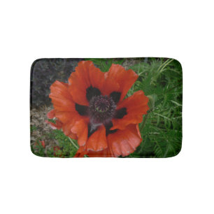 Oosterse papaver badmat