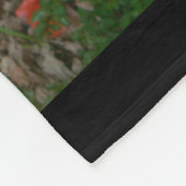 Oosterse papaver fleece deken (Hoek)