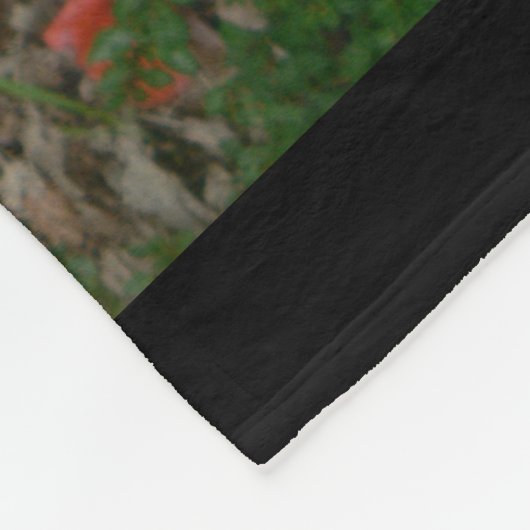 Oosterse papaver fleece deken (Hoek)