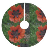 Oosterse papaver kerstboom rok (Voorkant)