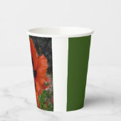 Oosterse papaver papieren bekers (Links)