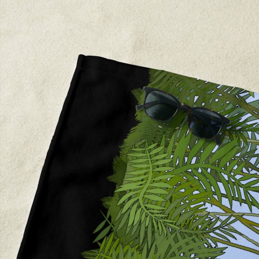 Oosterse papavertuin strandlaken (In situ)