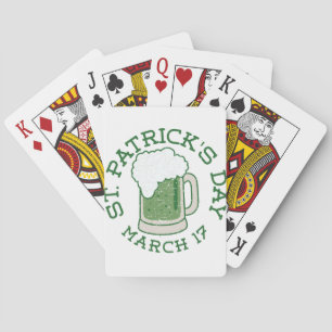 oosterse patricaten , groen bier pokerkaarten