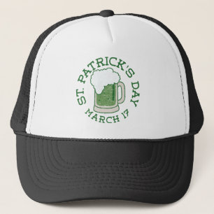 oosterse patricaten , groen bier trucker pet