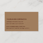 oosterse  Perzische tapijten Visitekaartje (Achterkant)