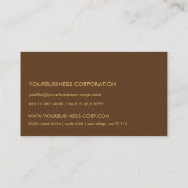 oosterse  Perzische tapijten Visitekaartje (Achterkant)