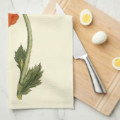 Oosterse Poppy Keuken Theedoek (Quarter Fold)