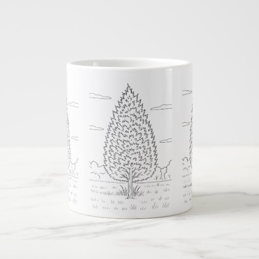 Oosterse rode ceder - Juniperus virginiana - Nativ Grote Koffiekop (Voorkant)