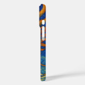 Oosterse rode draak sterrennacht Kanagawa golven Case-Mate iPhone Case (Achterkant / Links)